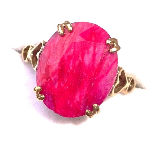 Large vintage 9ct gold - vintage,