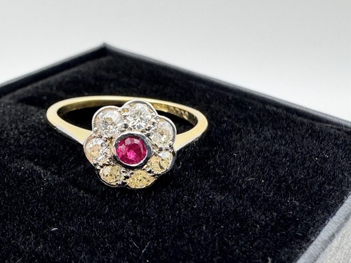 Victorian vintage ruby - ruby, &