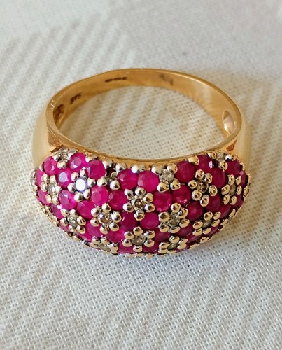 Vintage 9ct gold ruby - 9ct,