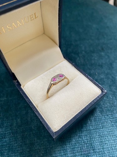 Vintage art deco carat - deco, gold