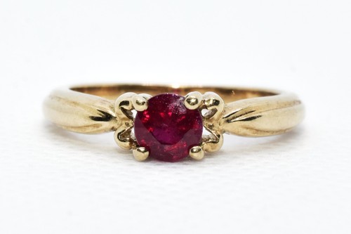Vintage 9ct gold ruby - vintage,