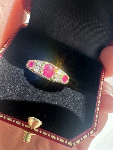 Vintage ruby diamond and - vintage,