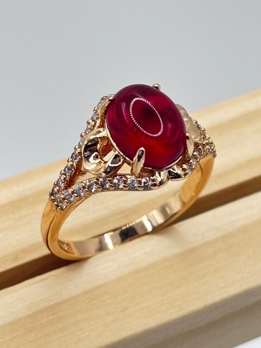 Vintage style red ruby - vintage,