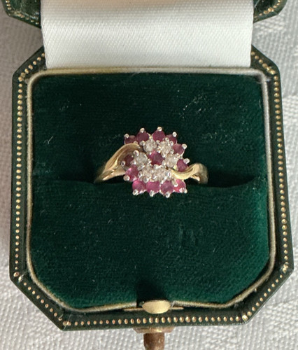 Vintage diamond and - and, stone