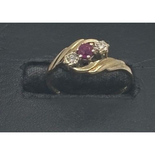 9ct gold ladies vintage - , 3