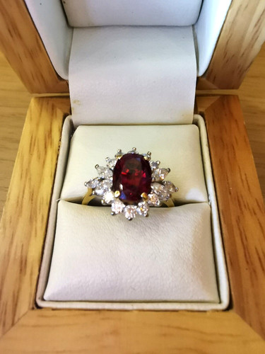 Vintage ruby red spinel - , &