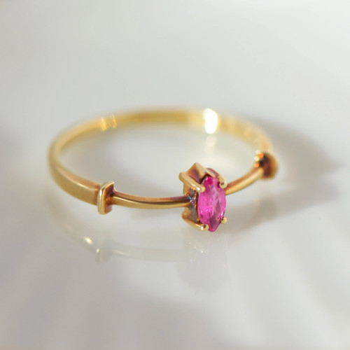Mid century 585 yellow gold - mid,