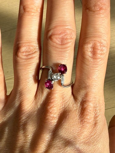 Vintage oval mixed ruby - vintage, &