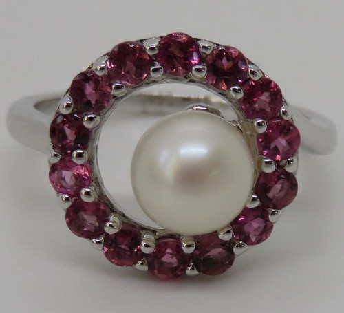 Sterling silver ruby - , &