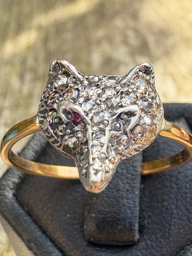 18ct gold diamond - diamond, head