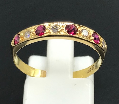 14ct yellow gold ruby - , &