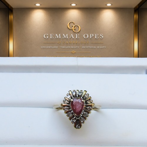 Vintage 9ct gold ruby and - 9ct,
