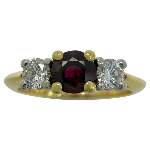 Vintage tiffany deep red - tiffany, &
