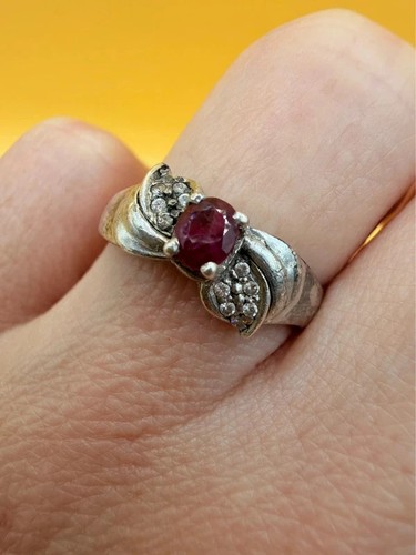 Vintage soviet ruby sterling - vintage,