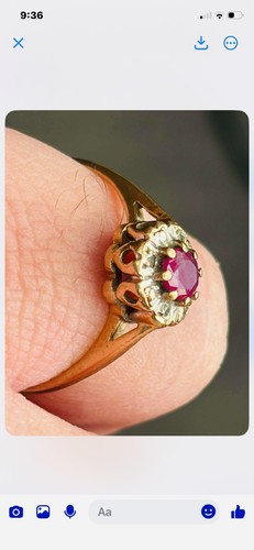 9kt yellow gold - gold, vintage