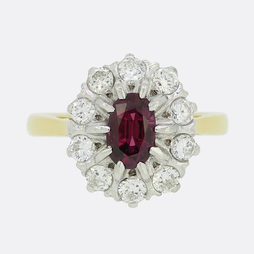 Gold diamond ring vintage - -,