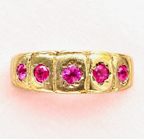 Vintage 9ct gold - 9ct, ruby