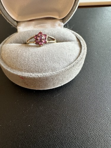 Vintage 9ct gold ruby ring - vintage,