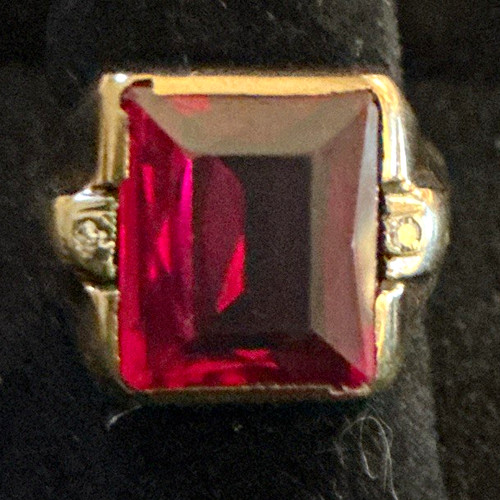 Vintage signet ring karat - vintage,