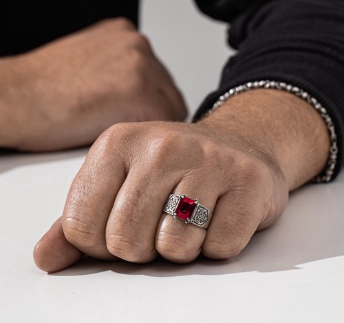 Vintage red ruby - ruby, for
