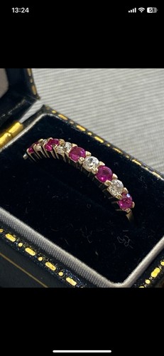Vintage natural ruby and - natural,