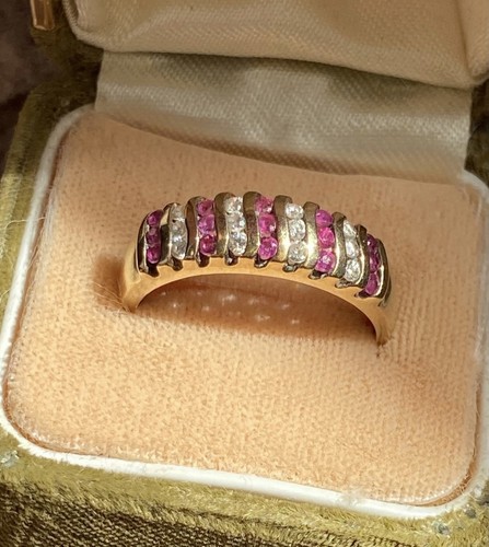 Vintage 9ct gold ruby and - gold,