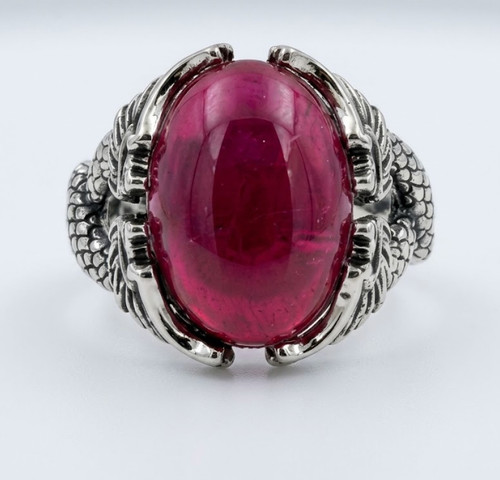 Gothic dragon scale ring lab - dragon,