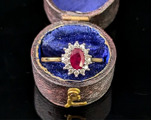 Vintage ruby and - ruby, diamond