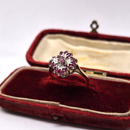 9ct gold ruby - gold, ring