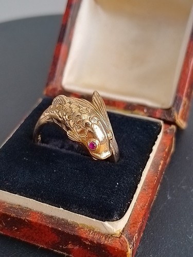 Vintage 9ct 375 - , ring