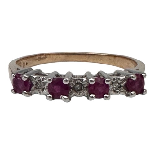 Vintage 9ct gold diamond - vintage,