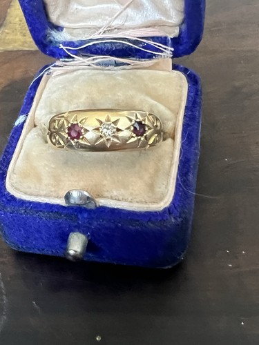Vintage 18ct gold ruby - vintage,