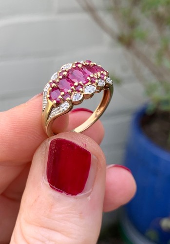 9ct ruby diamonds dress - ruby,