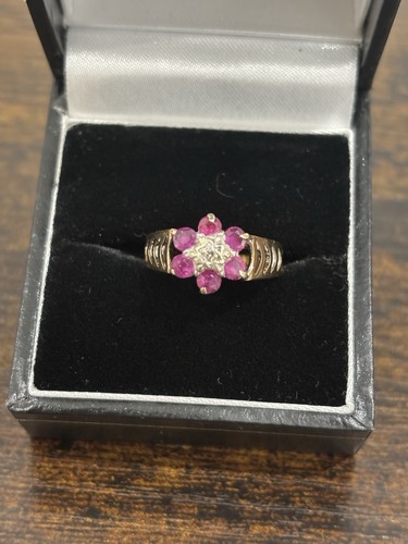 9ct yellow gold ruby and - gold,