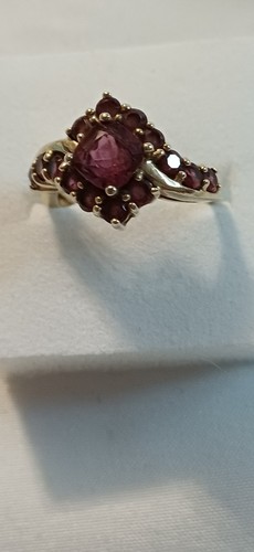 Fancy vintage ruby 9k - ,,