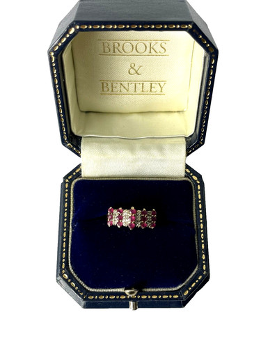 Vintage ruby diamond ring - ruby, &