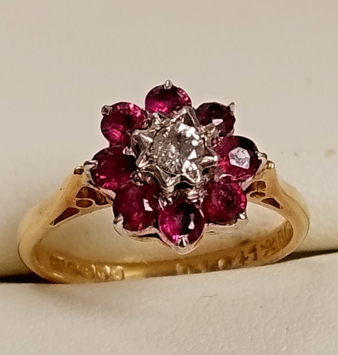 18ct vintage antique - 18ct, ruby