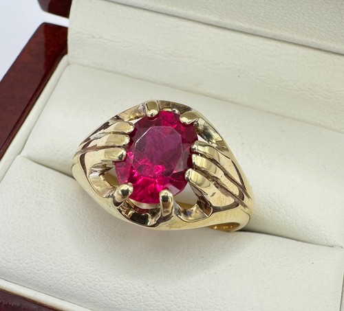 Vintage 9ct gold - 9ct, oval