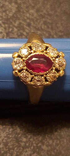 Vintage gold ruby - vintage, ring